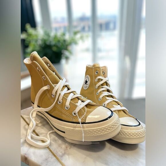 🔥🔥NEW Converse Chuck 70 Hi Limited Edition Sand Dunescape Women's 7.5 Men’s 5. - Picture 7 of 13